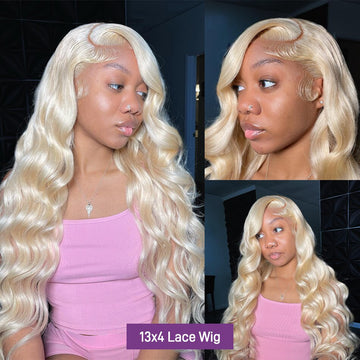 Body Wave 613 Hd Lace Frontal Wig 13x6 13x4 Blonde Lace Front Wig Human Hair Transparent 40 30 inch Colored Brazilian Hair Wigs