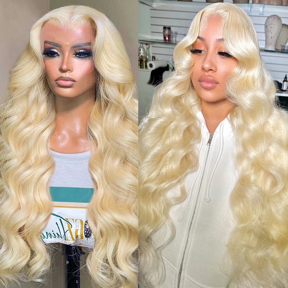 Blonde Human Hair Wigs - Hd Lace Frontal Wig | Wigs Retail