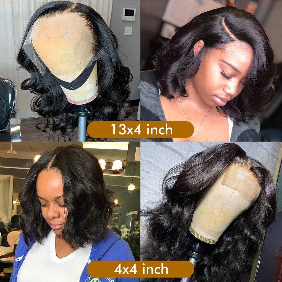Body Wave Bob Wig | 180 Density Wig | Wigs Retail