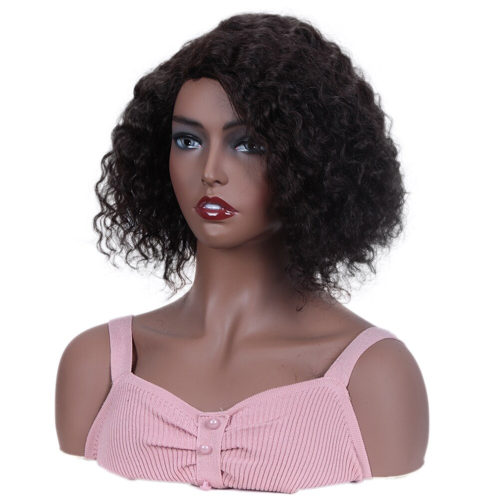 Short Water Wave Wig | Water Wave Human Hair Wigs | Wigs Retail